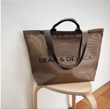 DEAN&DELUCA 메쉬 토트백 라일락 L
