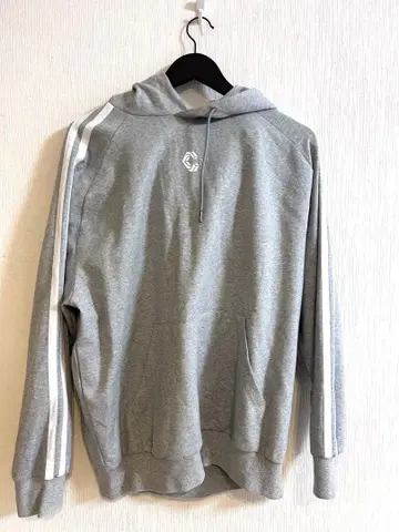 CRONOS 그레이 후드 부착 후드티 M(38)