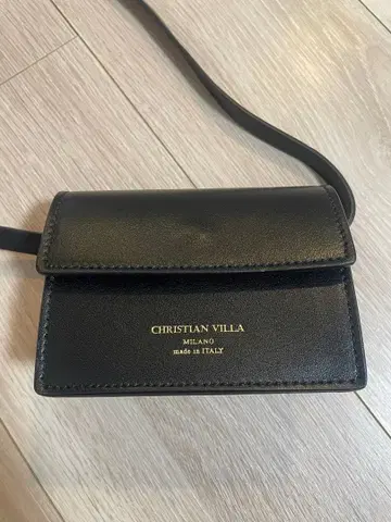 CHRISTIAN VILLA 가죽 숄더백