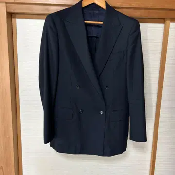 EDIFICE 네이비 더블 자켓 사이즈 48