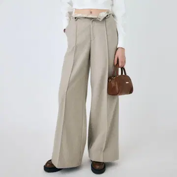 MOUSSY 와이드 트라우저