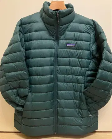 M's 다운 스웨터 캐스케이드 그린 M