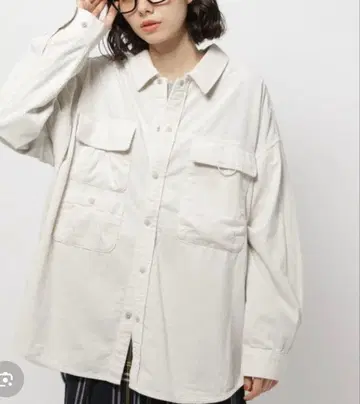 니코앤드 코듀로이 포켓 셔츠 오트밀