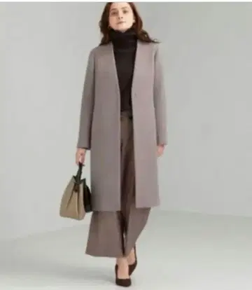 그린 라벨 릴랙싱 노 라펠 코트 S