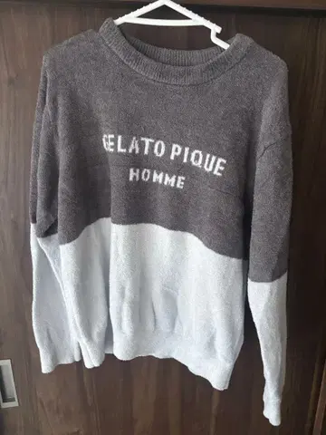 GELATO PIQUE HOMME 스웨터 그레이/화이트 L