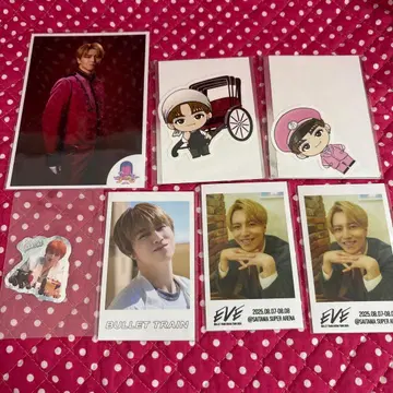 초특급 타카시 사진 미니 포토 지역 한정 스티커 RE:VE 스티커 세트