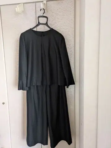 Leilian 레리안 팬츠 셋업 블랙 9호 일본제