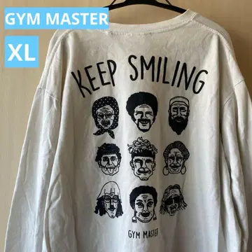 GYM MASTER KEEP SMILING 긴팔 티셔츠 XL 롱티