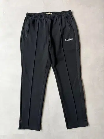 HARVARD 블랙 트랙 저지 팬츠