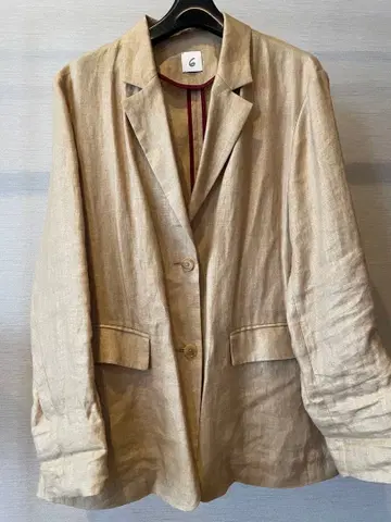 [레어] 6 roku 록 린넨 테일러드 자켓 린넨 100% 일본제