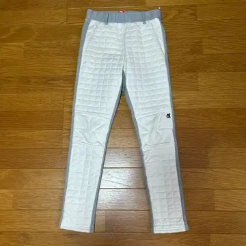 archivio 퀼팅 슬림핏 팬츠