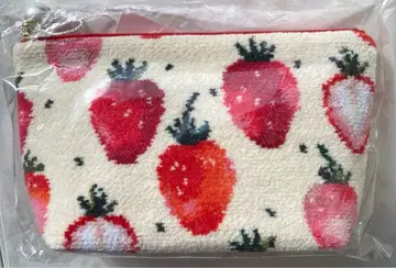 스트로베리 도트 화장품 파우치