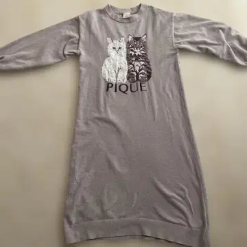 젤라또피케 룸 원피스 긴팔 고양이 cat