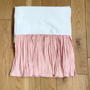 플리츠 밑단 기모노 핑크