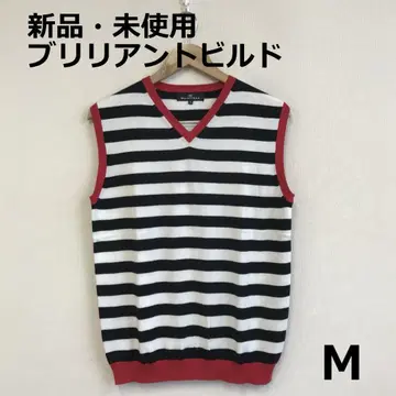 B1118A01 새상품 미사용 브릴리언트 빌드 골프 V넥 베스트