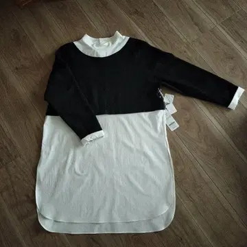 택 포함 새상품 몸판 니트 긴팔 셔츠