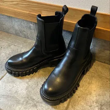 언슬리드 밑창 사이드 고어 부츠