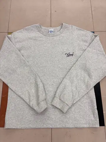 Keboz 그레이 S 롱 슬리브 스웨트 셔츠