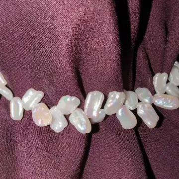 고품질 바로크 진주 목걸이