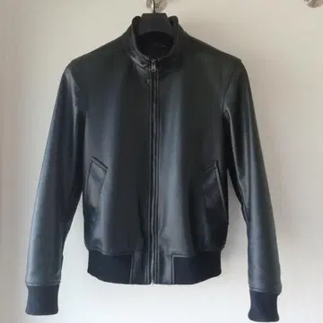 새상품급 ZARA 자라 인조 가죽 블랙 봄버 자켓 S