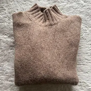 유나이티드 애로우즈 브라운 터틀넥 스웨터 l