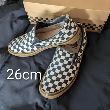VANS 슬립온 체커 고무 밑창 26cm