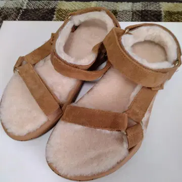 테바 보아 샌들 브라운 스트랩