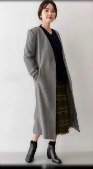 URBAN RESEARCH 그레이 롱 코트 새상품