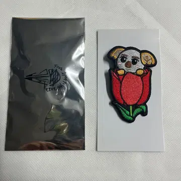 [ 미사용 ] 2PM 닉쿤 코알라 군 와펜 배지 튤립 [ 익명 배송 ]