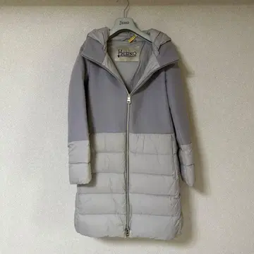 HERNO 헬노 다운 코트 그레이 38