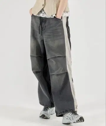 데님 트랙 팬츠 MAISON SPECIAL