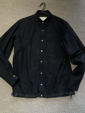 sacai 드로우 스트링 셔츠 네이비 1