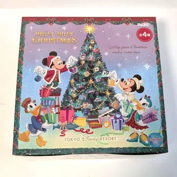 일부 미개봉품 디즈니 크리스마스 피규어 2022 4종 컴플리트