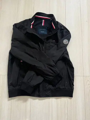 타미힐피거 블랙 나일론 자켓 L