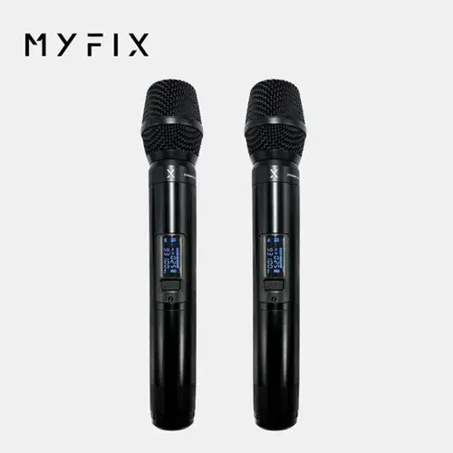 마이픽스 LW-902R 2채널 벨트팩 핀마이크 세트