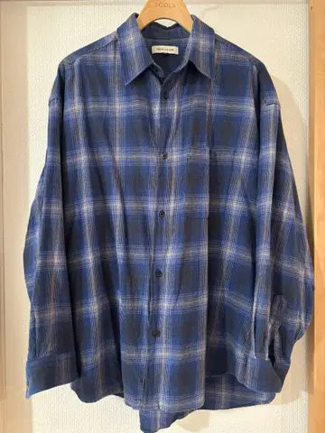 FREAK'S STORE 긴팔 셔츠 블루 계열 체크