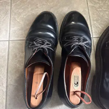 블랙 가죽 드레스 슈즈 비브람 밑창 알든 가죽 신발