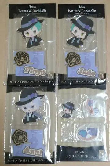 트위스티드 원더랜드 옥타비넬 기숙사 아크릴 스탠드 4개 세트