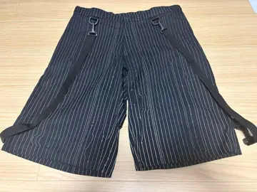 CYBERDOG 전자회로 스트라이프 패턴 숏 리메이크 팬츠