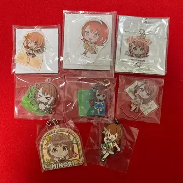 프로세카 하나사토 미노리 아크릴 스탠드 러버 마스코트 8개 세트