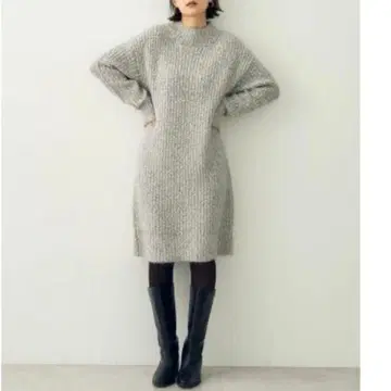 예카베카 부클레 MIX 니트 원피스 7C37L2H0200 그레이