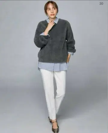 PLST 새상품 웜 리저브 스틱 팬츠 화이트 S 사이즈