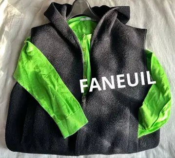 [FANEUIL] 코튼 가디건 긴팔 그린