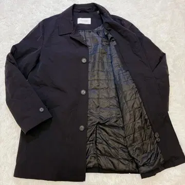 [ 컨디션 최상 ] 캘빈클라인 스텐카라 코트 퀼팅 블랙