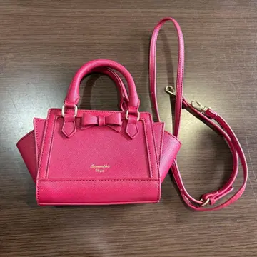 Samantha Vega의 리본 포함 짙은 핑크 미니 백