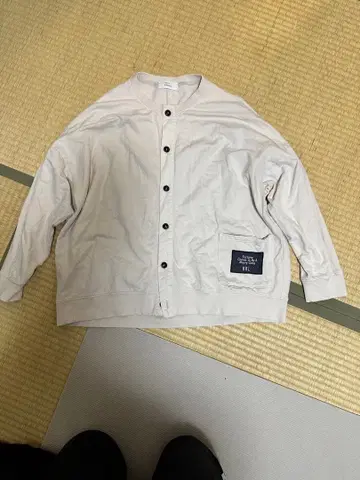 라이트 그레이 노카라 자켓