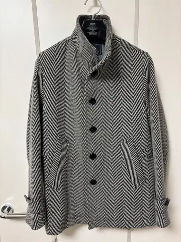 MEN'S BIGI 남성용 비기 헤링본 자켓 울 S사이즈