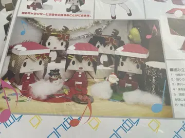 케이온! 페이퍼 크래프트 5인분 크리스마스 ver.