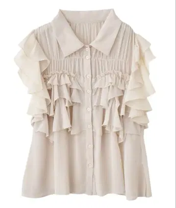코코딜 프릴 셔츠 블라우스 25AW