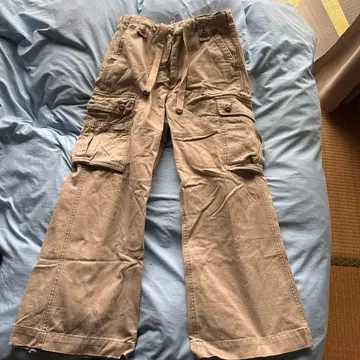 abercrombie 카고 팬츠 사이즈 14 베이지